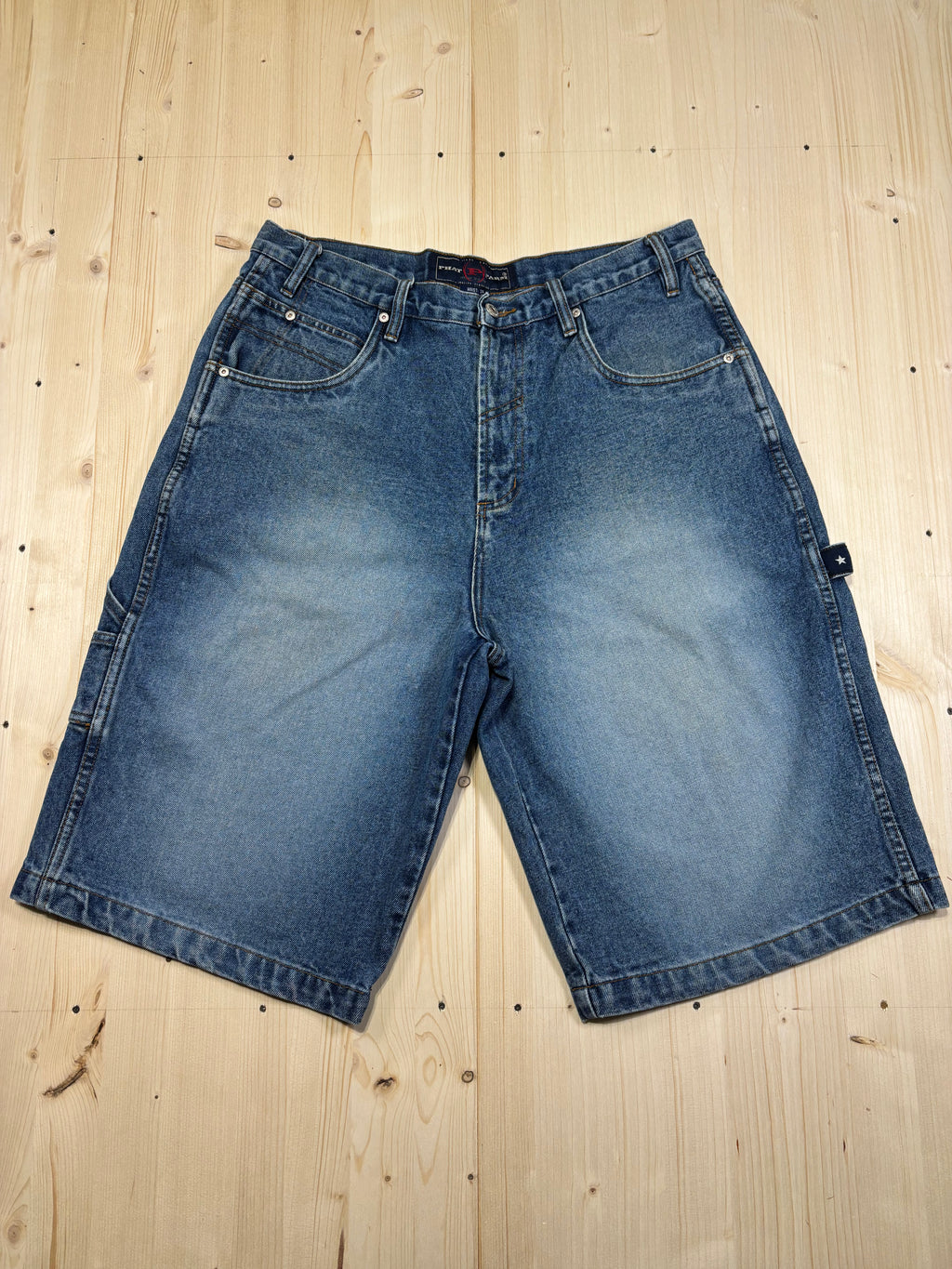 Bermuda Vintage Denim Carpenter Phat Farm