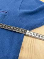 Polo Lacoste Vintage Blu con Taschino Logo Ricamato