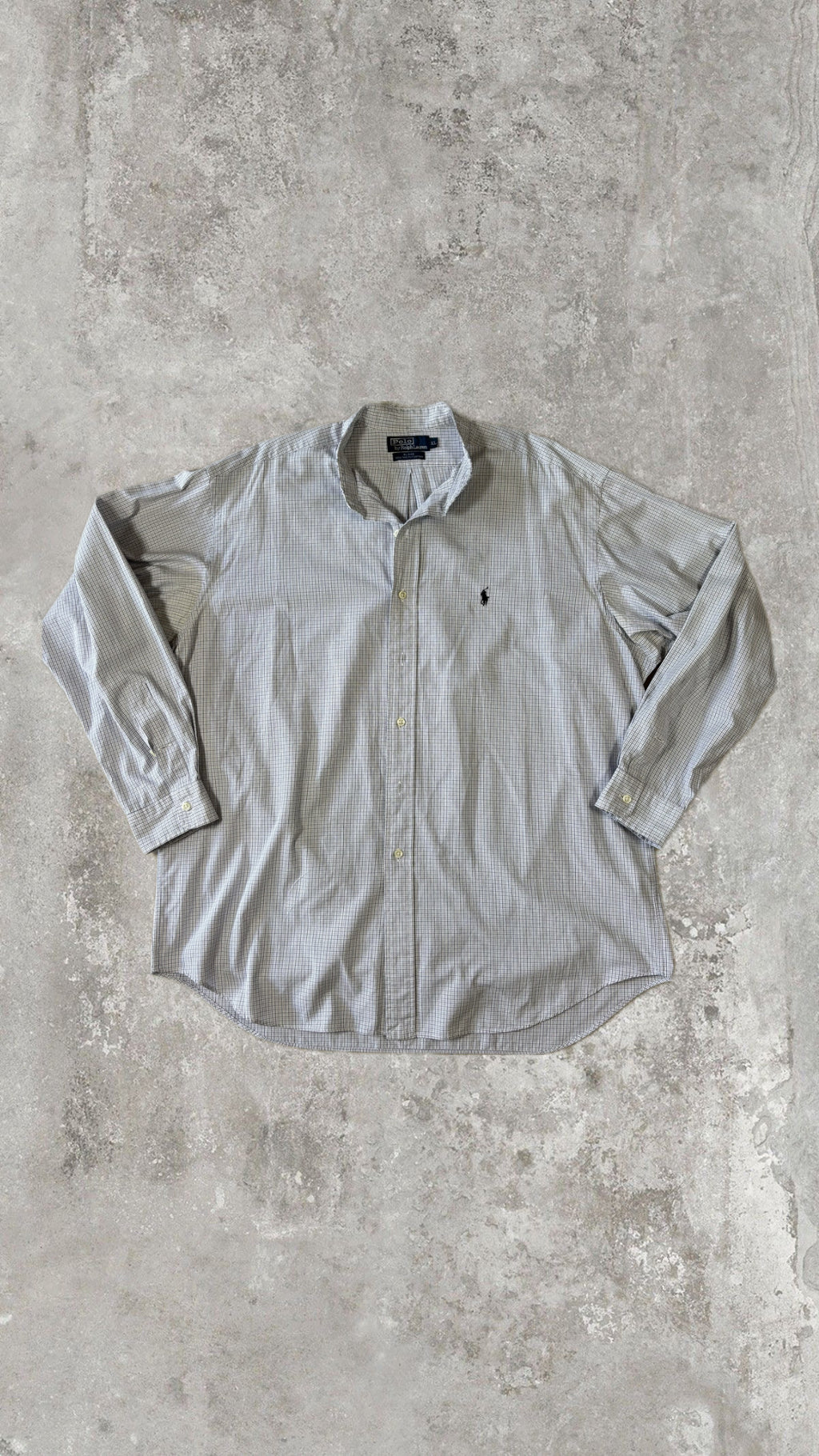 Polo Ralph Lauren Micro Check Shirt Light Blue