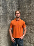 Polo Diadora Uomo Arancione Vintage Fit Regular