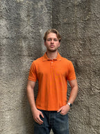 Polo Diadora Uomo Arancione Vintage Fit Regular