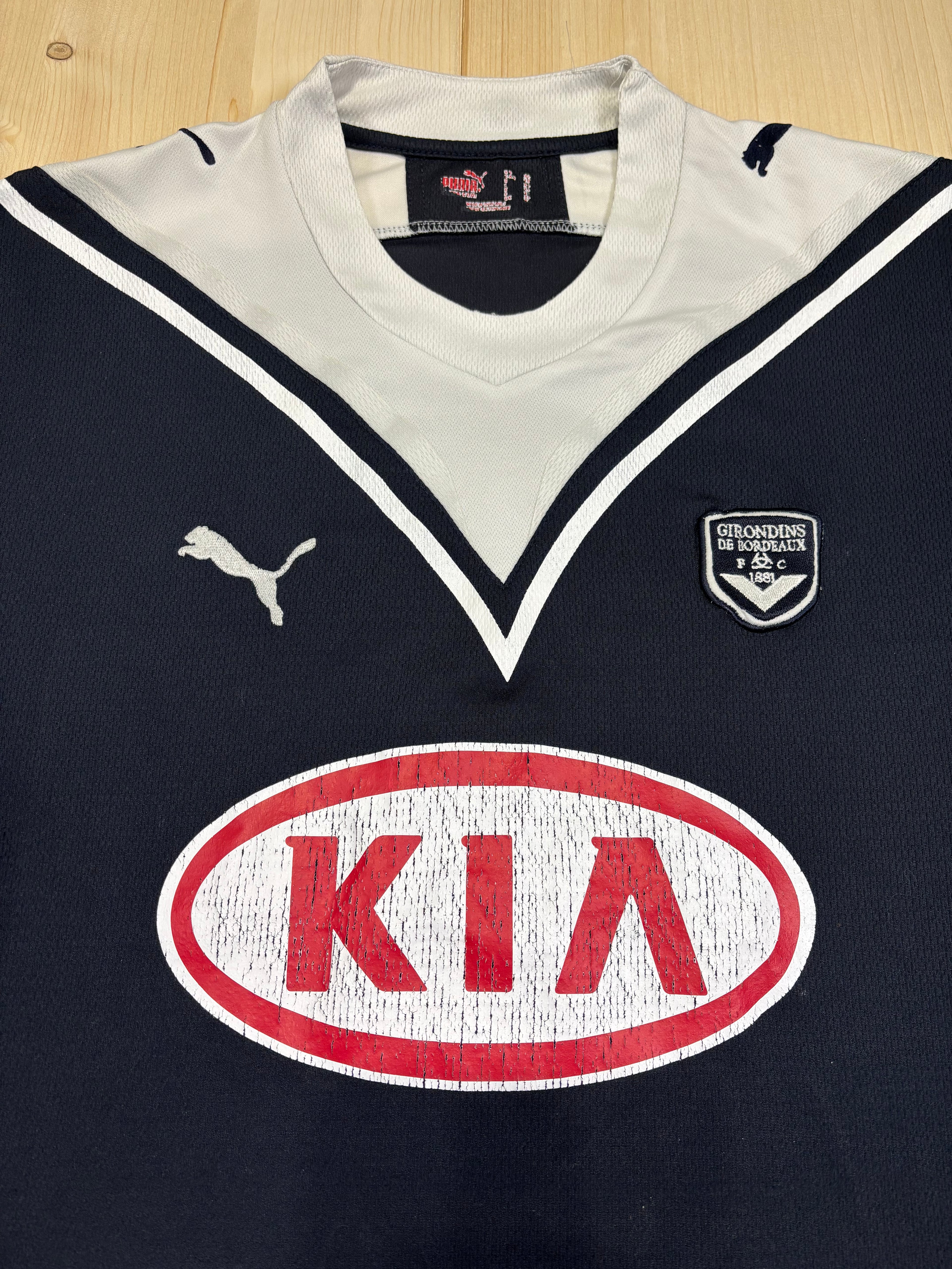 Maglia Bordeaux Home Puma KIA 2009/10 #7 Blu Navy