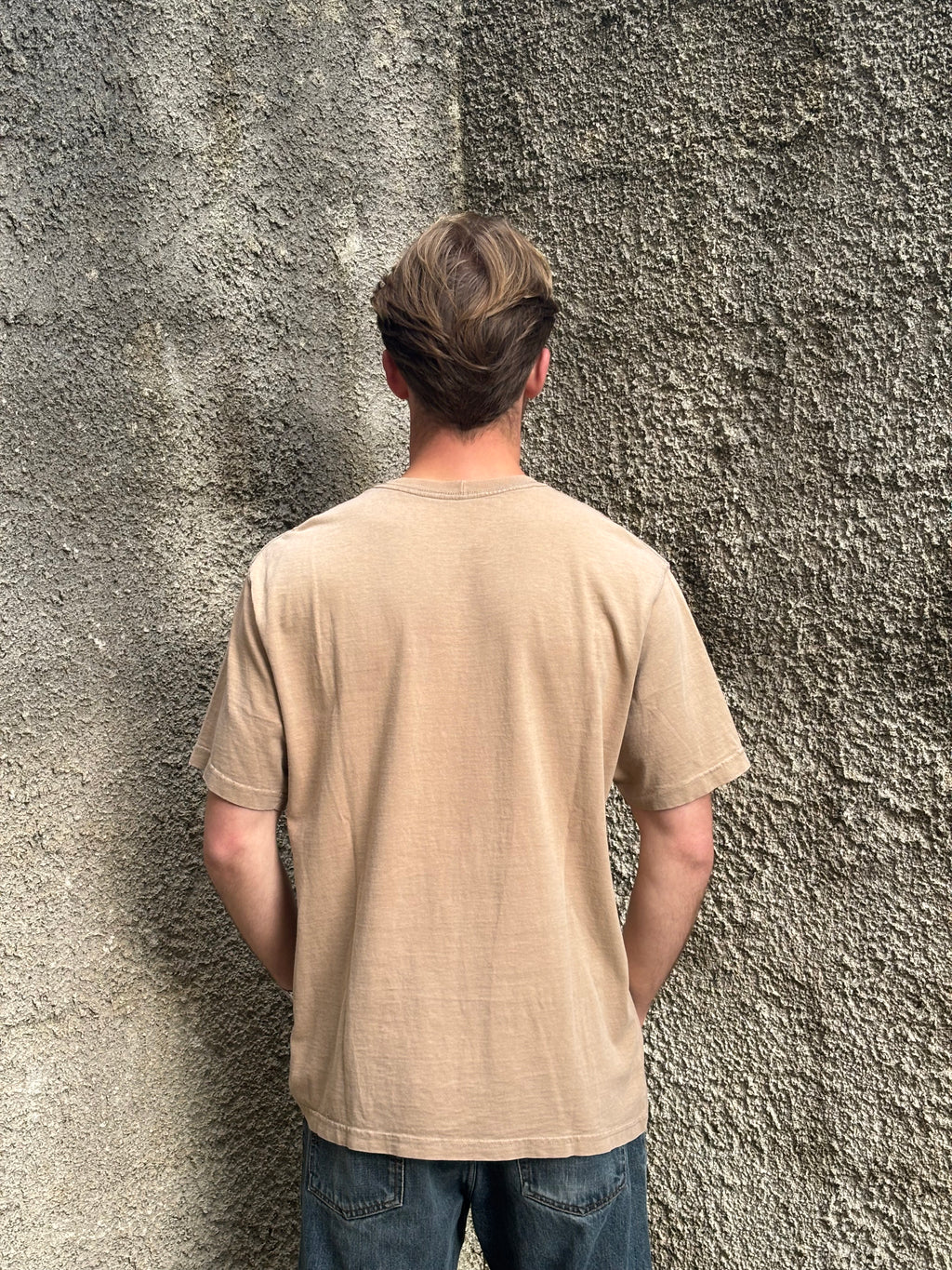 T-Shirt Carhartt Pocket Beige Vintage