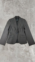 Banana Republic Brown Pinstripe Tailored Blazer