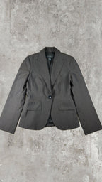 Banana Republic Brown Pinstripe Tailored Blazer