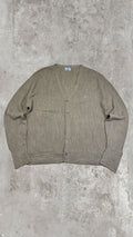 Lacoste Vintage V-Neck Cardigan – Beige