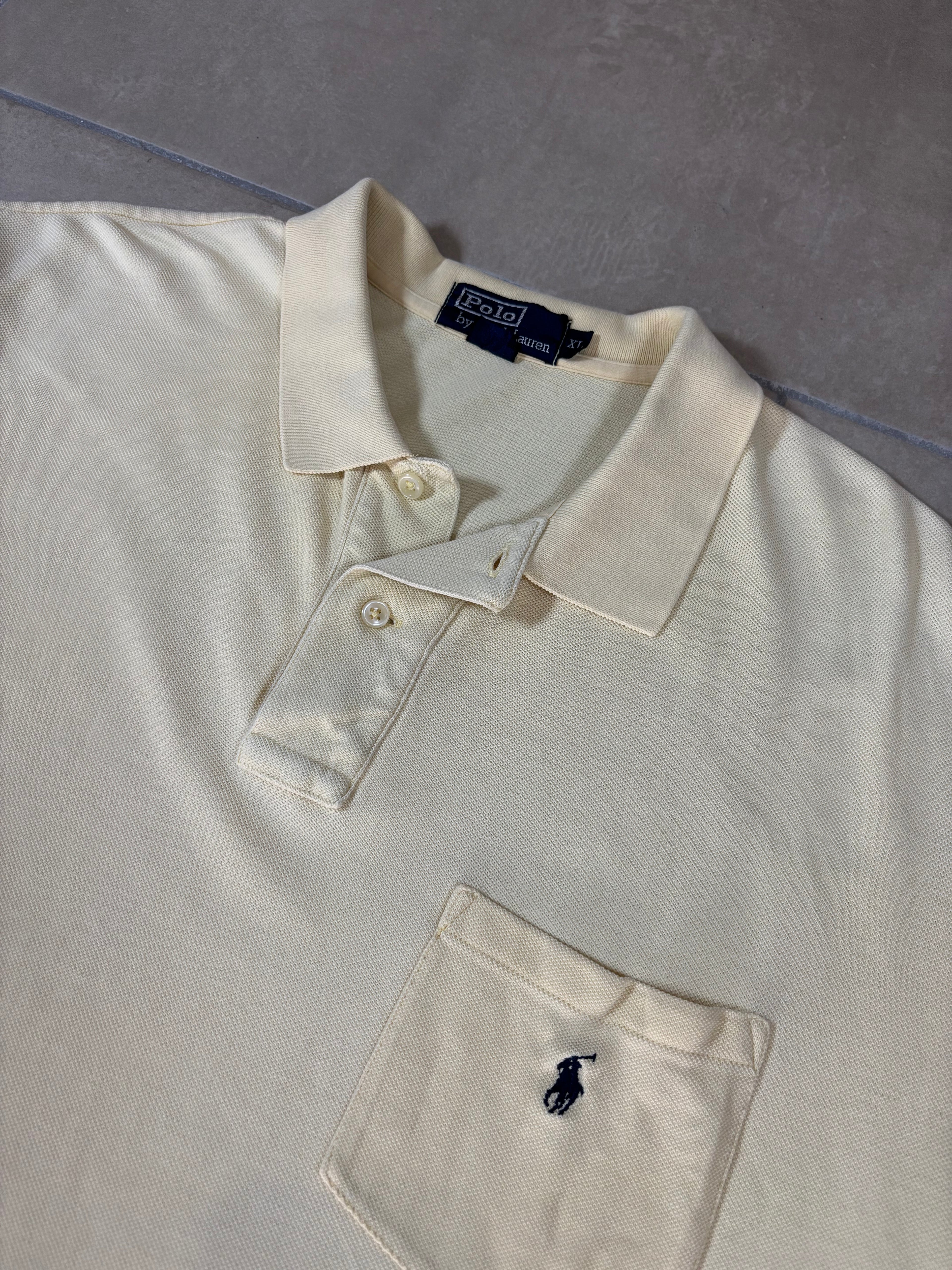 Polo Ralph Lauren Pocket Polo Shirt Cream