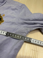Camicia Donna Ralph Lauren Sport Vintage Lilla con Stemma Ricamato
