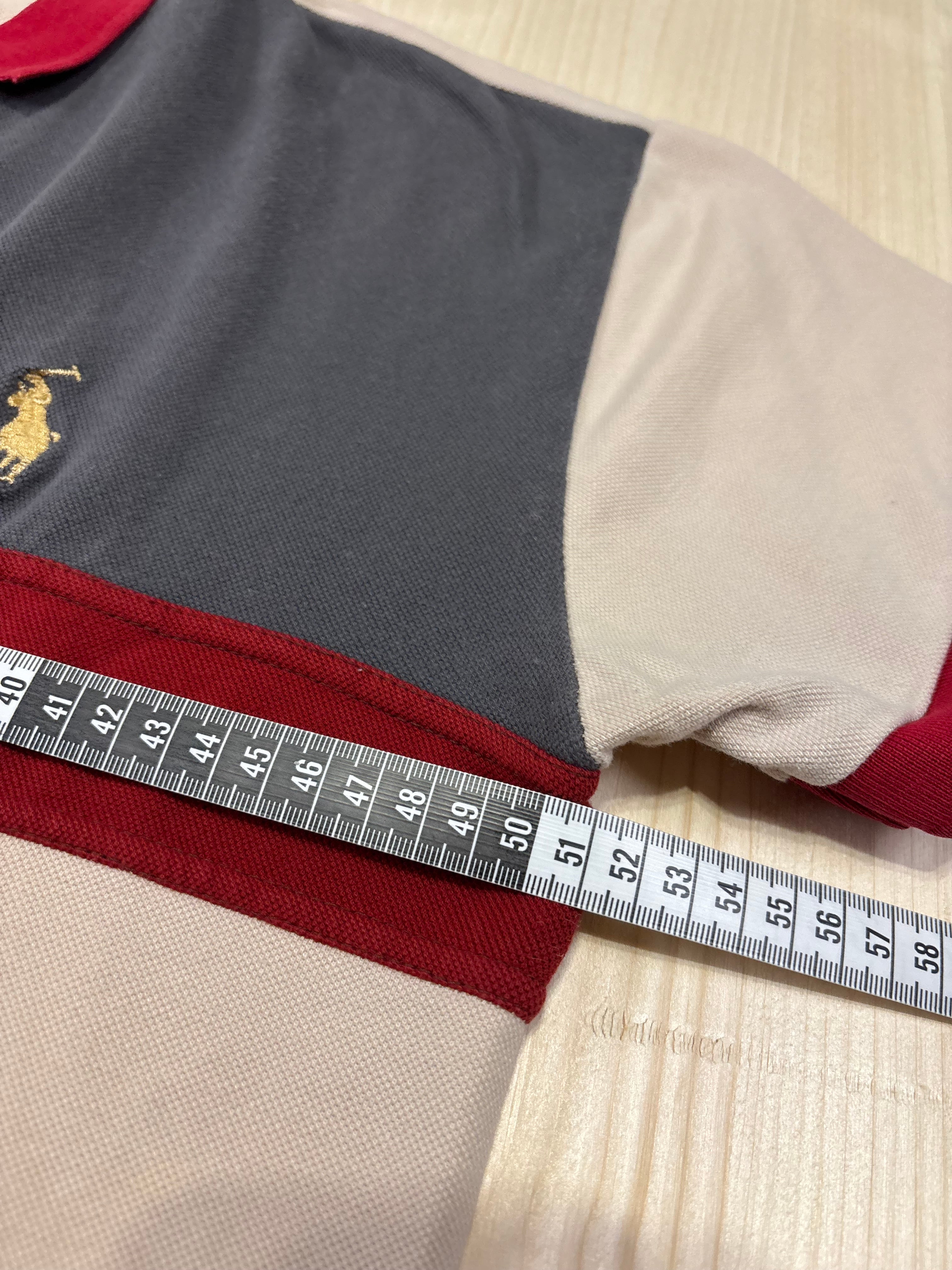 Polo Ralph Lauren Uomo Multicolor Color Block in Cotone con Logo