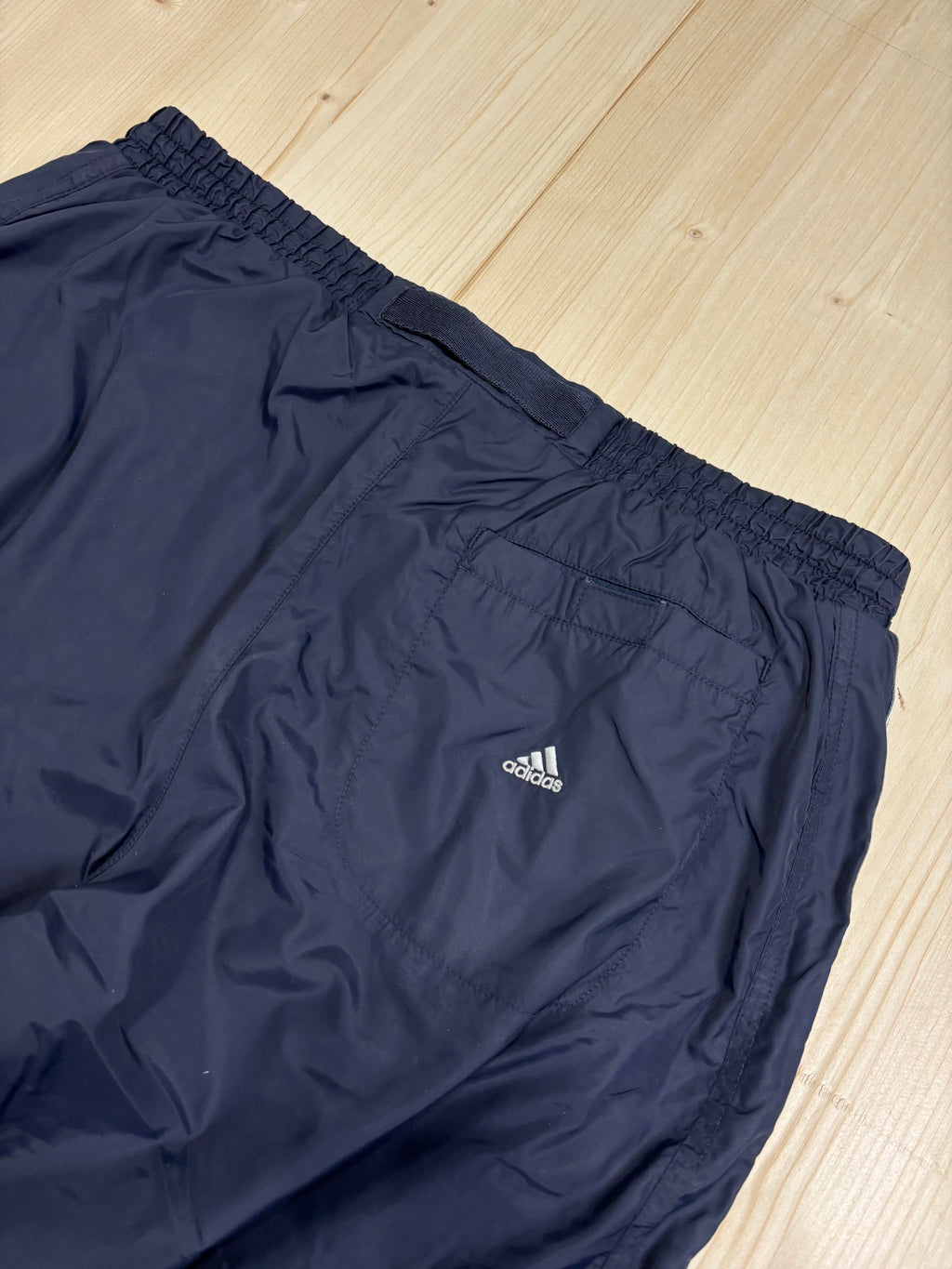 Adidas Vintage Track Pants Blu Navy Loose Fit