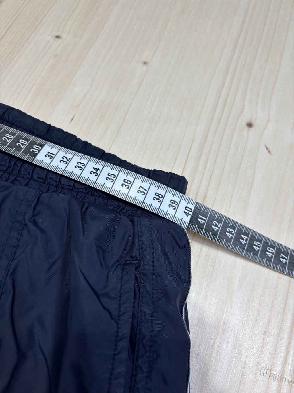Adidas Vintage Track Pants Blu Navy Loose Fit