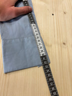 Camicia Donna Benetton Azzurra a Manica Lunga Vintage