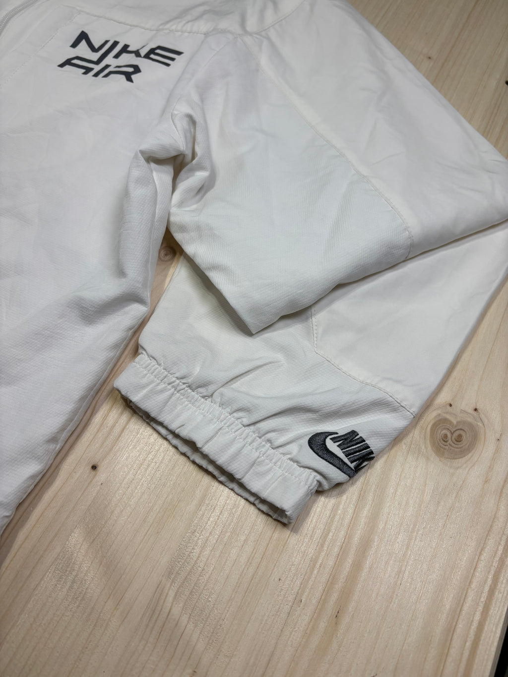 Nike Air White Full Zip Windbreaker Jacket