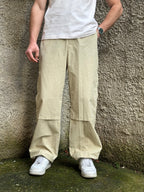 Invicta Vintage Track Pants Beige Loose Fit
