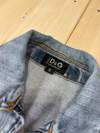 Gilet Donna D&G Denim Smanicato Tie-Dye Vintage