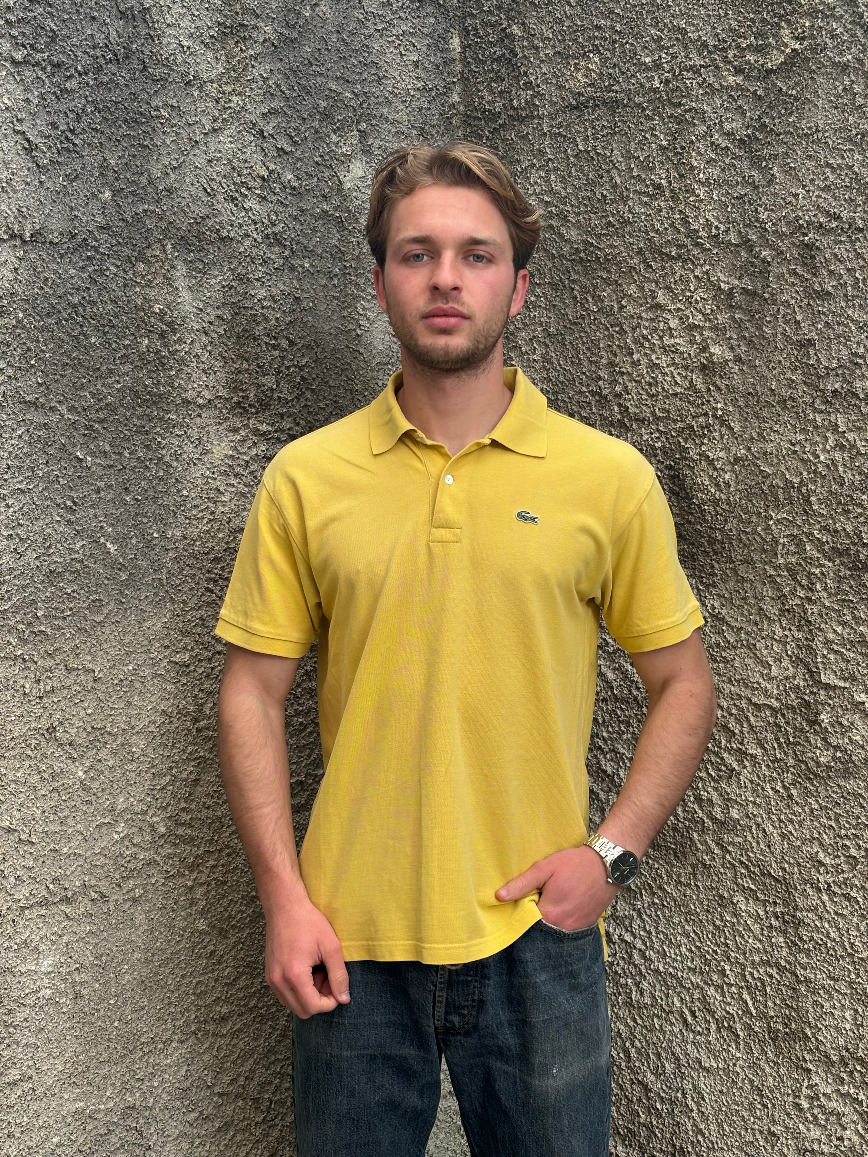 Lacoste Yellow Classic Polo Shirt