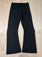 Pantalone Nero Flare Donna Vita Alta Y2K Vintage