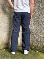 Adidas Vintage Track Pants Blu Navy Loose Fit