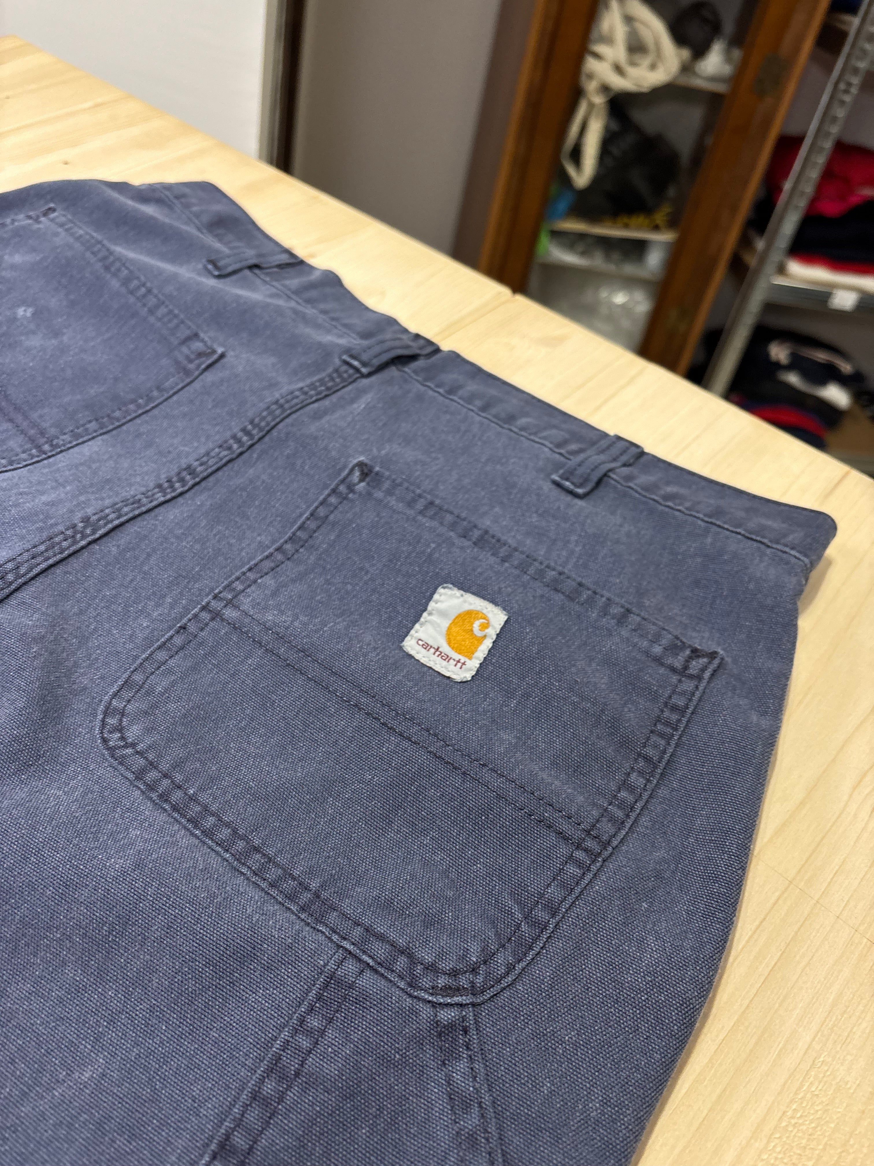 Carhartt Blue Carpenter Work Pants