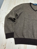 Polo Ralph Lauren V-Neck Knit Sweater - Brown