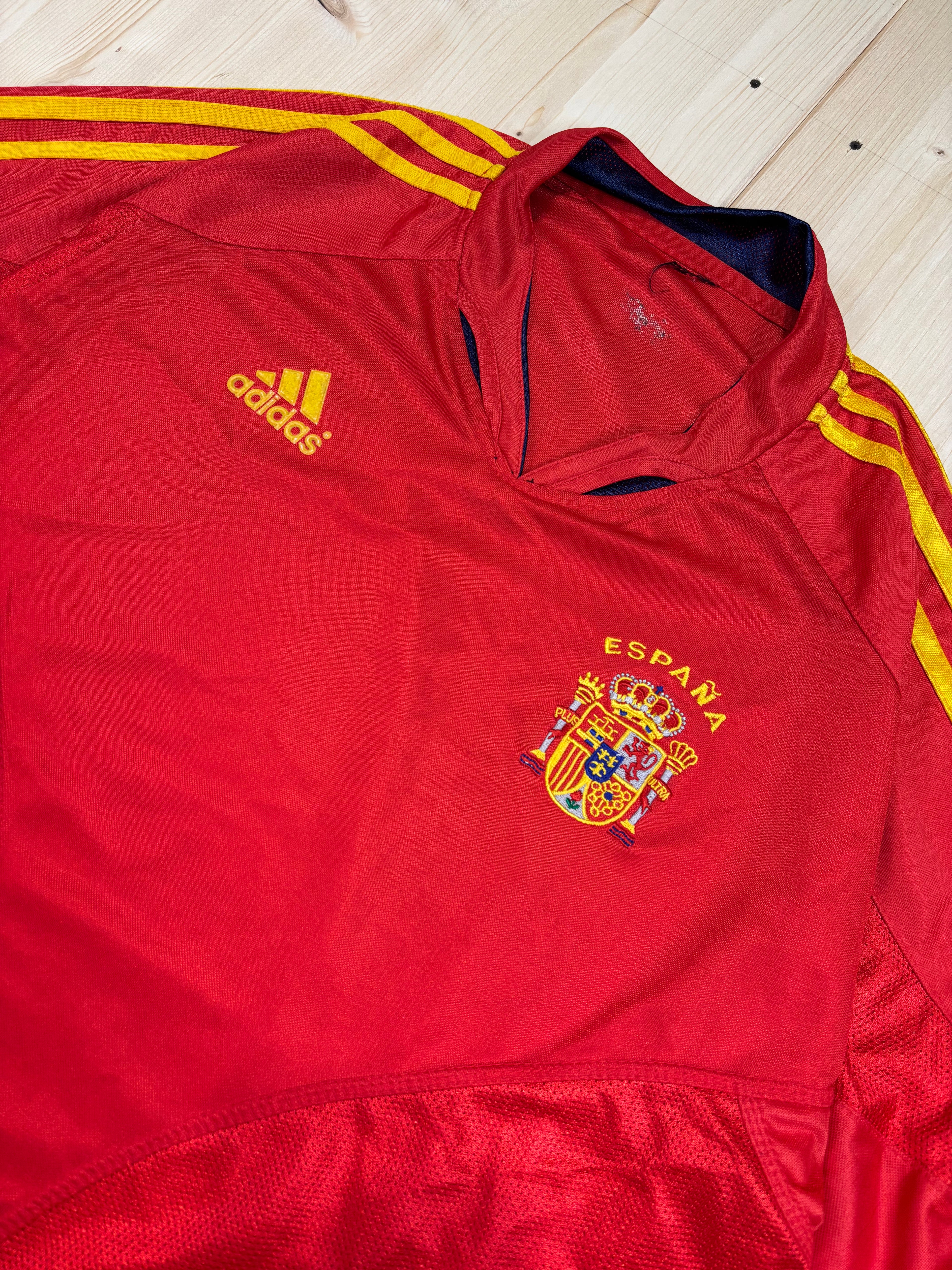 Maglia Nazionale Spagna Home Adidas 2002/04 Climacool Rossa