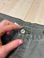 Carhartt Olive Carpenter Shorts Utility Workwear