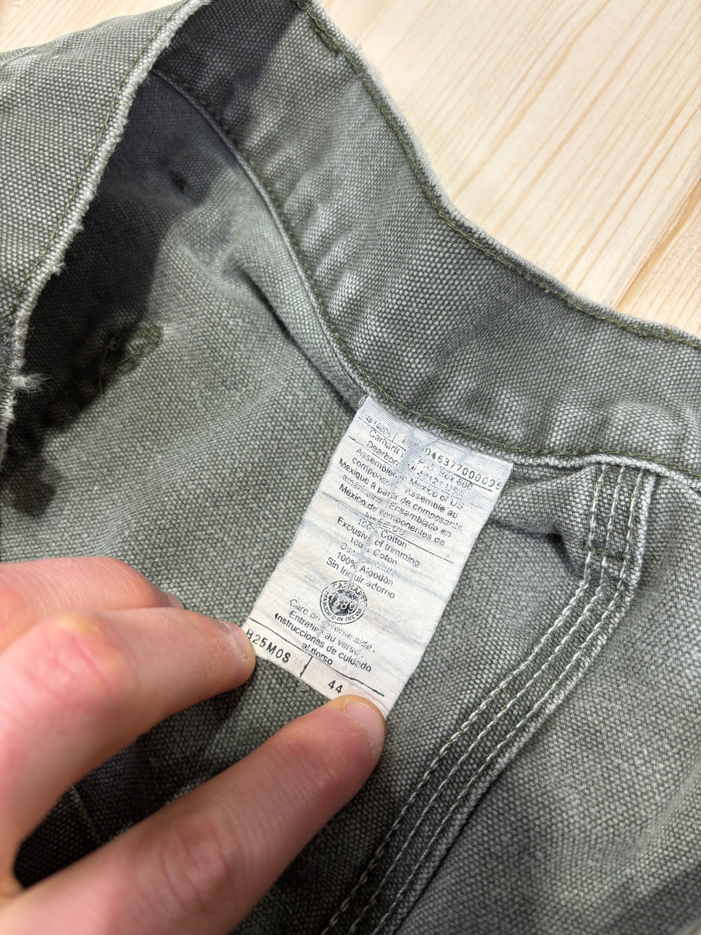 Carhartt Olive Carpenter Shorts Utility Workwear