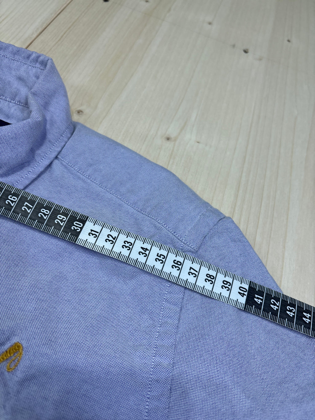 Camicia Donna Ralph Lauren Sport Vintage Lilla con Stemma Ricamato