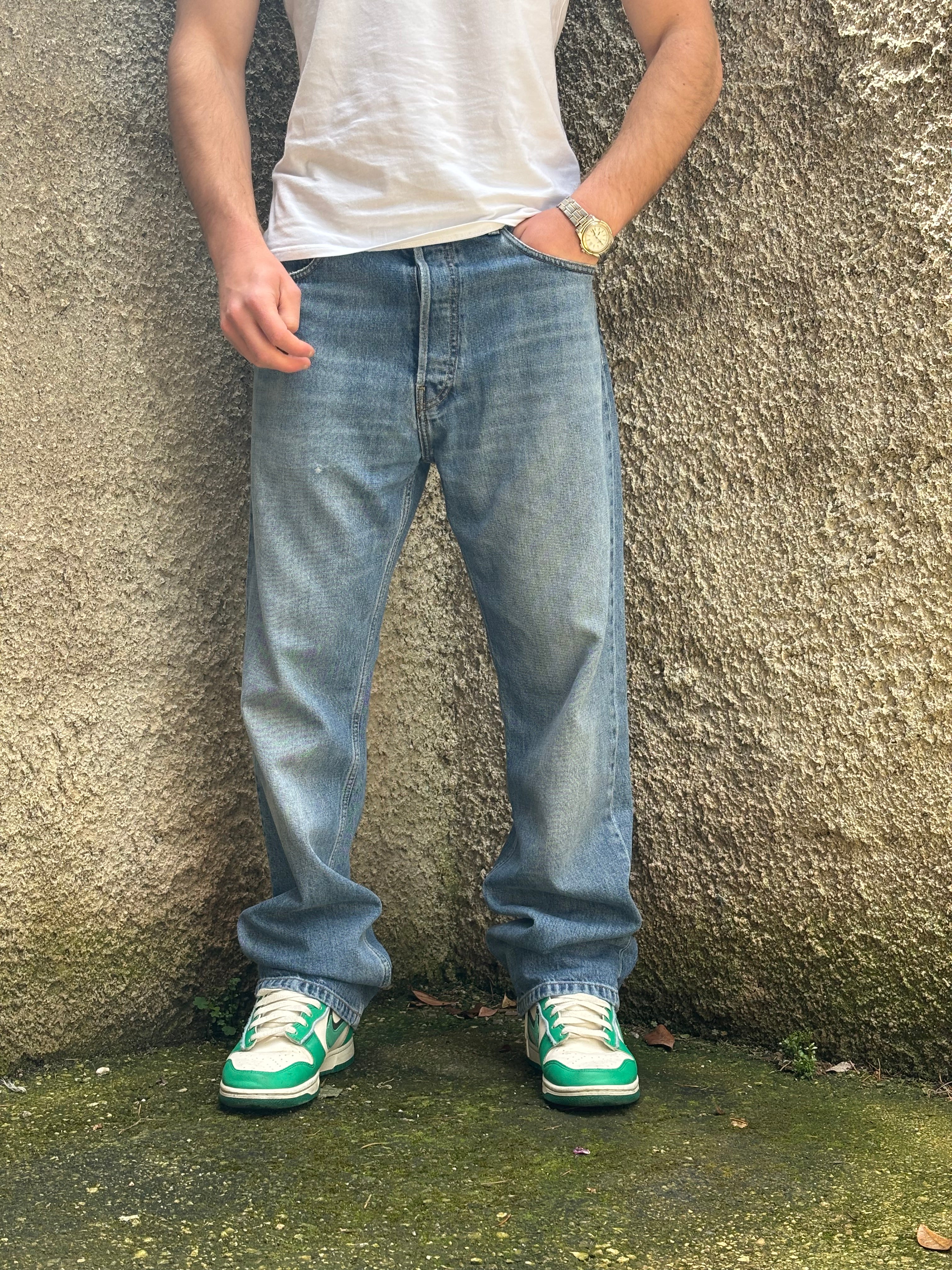 Carhartt Vintage Light Wash Denim Jeans Straight Leg