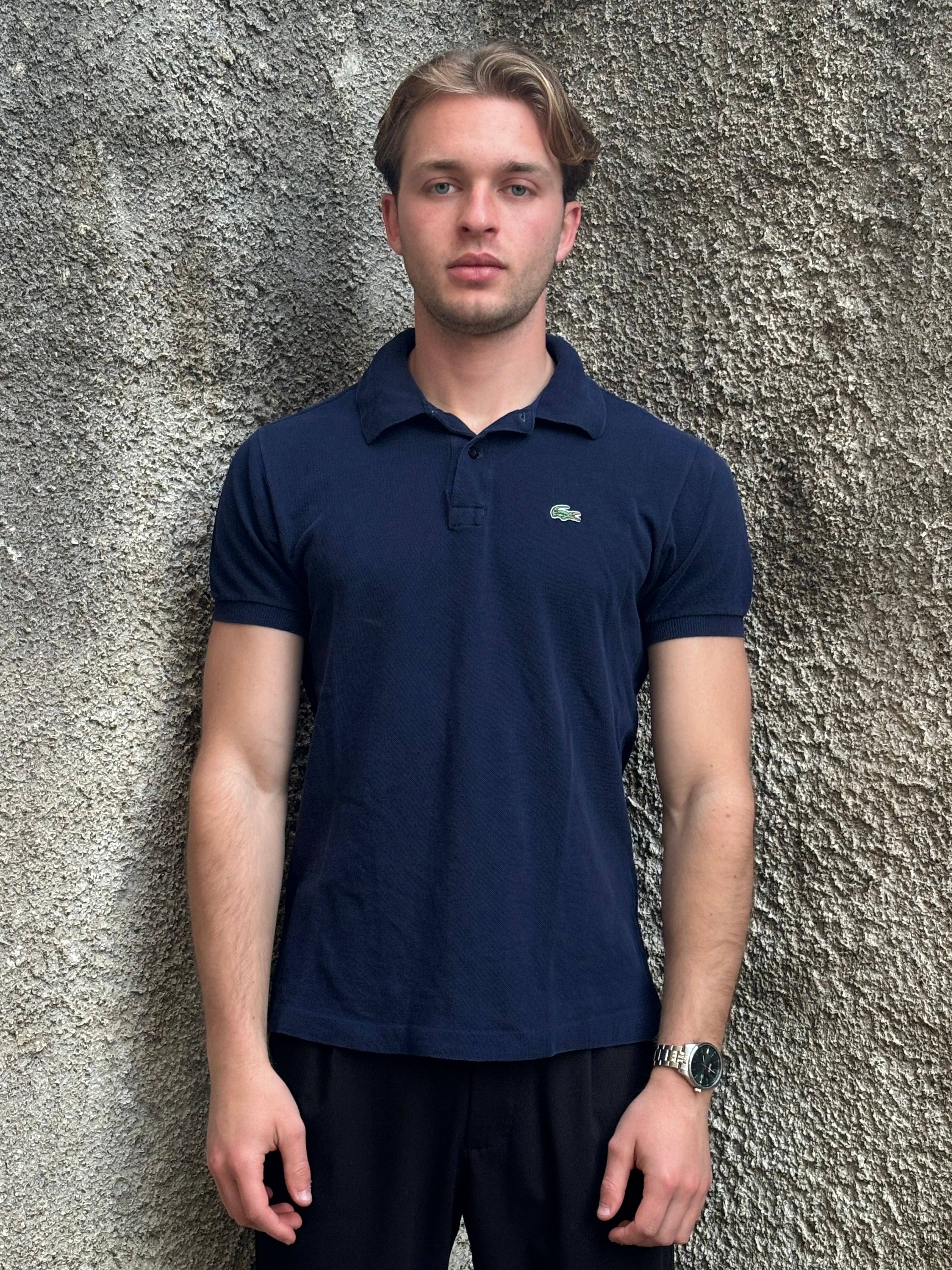 Polo Lacoste Uomo Blu Navy con Logo Ricamato – Regular Fit