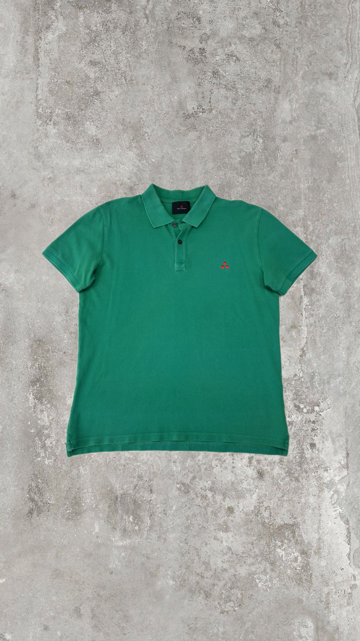 Polo Peuterey Uomo Verde con Logo Ricamato – Regular Fit