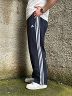 Adidas Vintage Track Pants Blu Navy Loose Fit