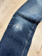 Carhartt Vintage Blue Wash Denim Jeans Straight Leg