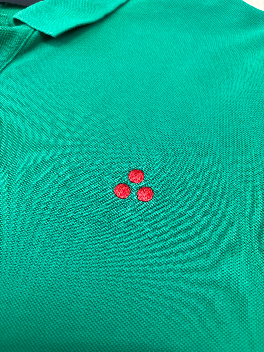 Polo Peuterey Uomo Verde con Logo Ricamato – Regular Fit