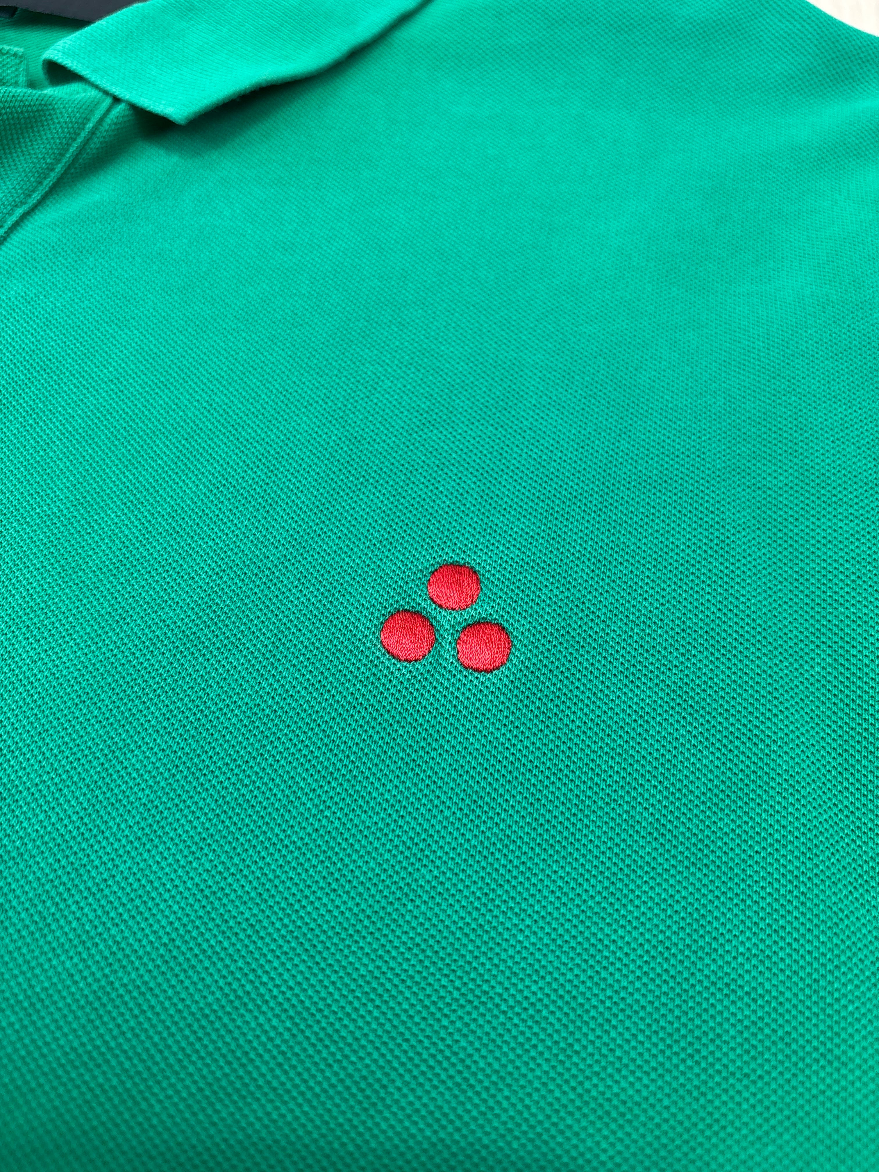 Polo Peuterey Uomo Verde con Logo Ricamato – Regular Fit