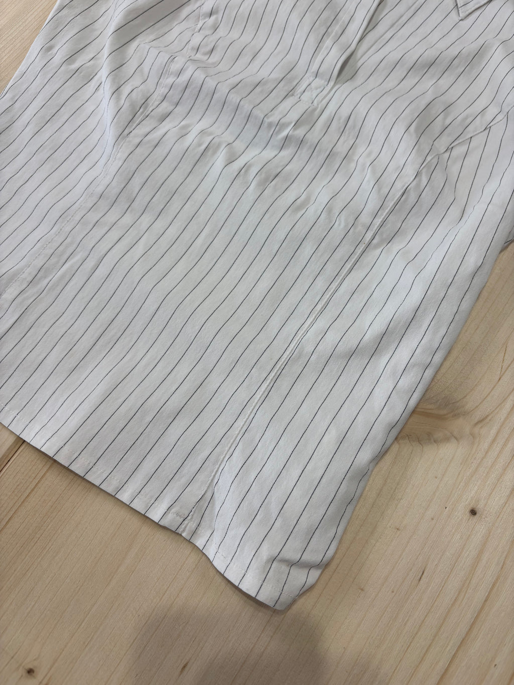 Top Donna Halter Pimkie Gessato Bianco Vintage