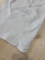 Top Donna Halter Pimkie Gessato Bianco Vintage