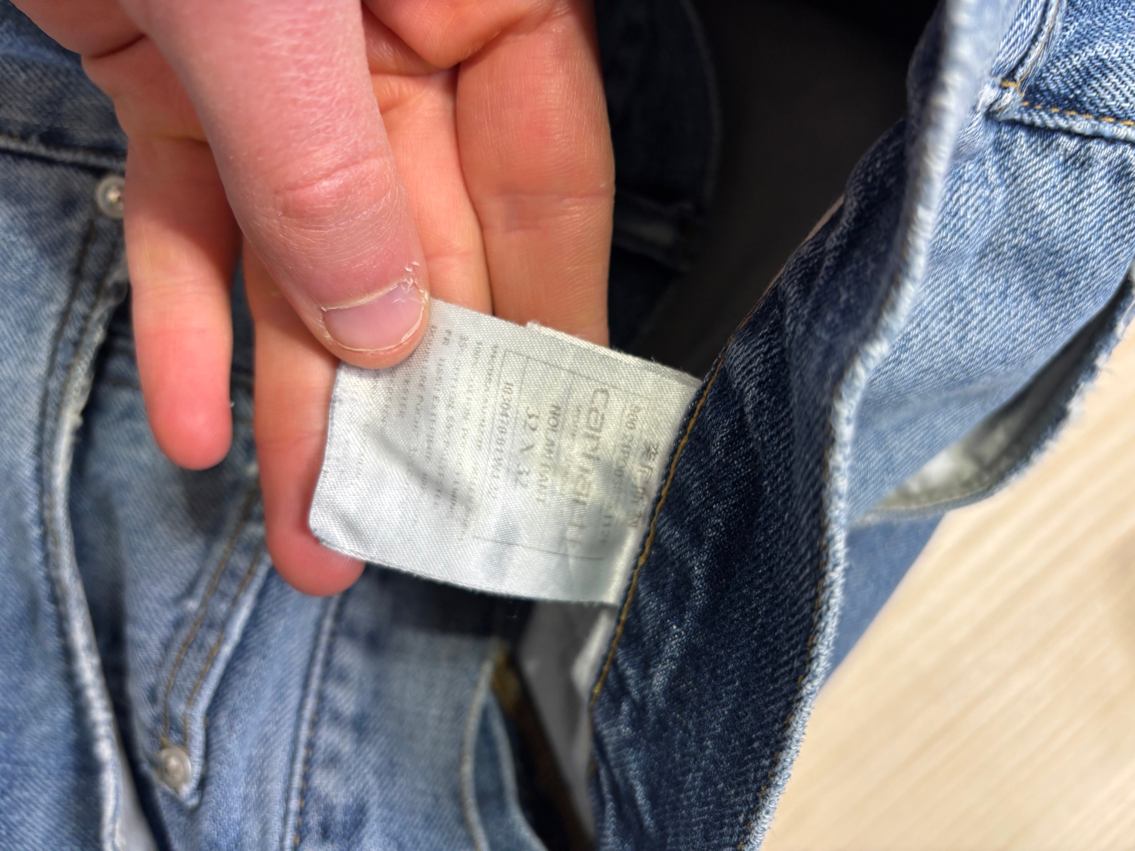 Carhartt Vintage Light Wash Denim Jeans Straight Leg