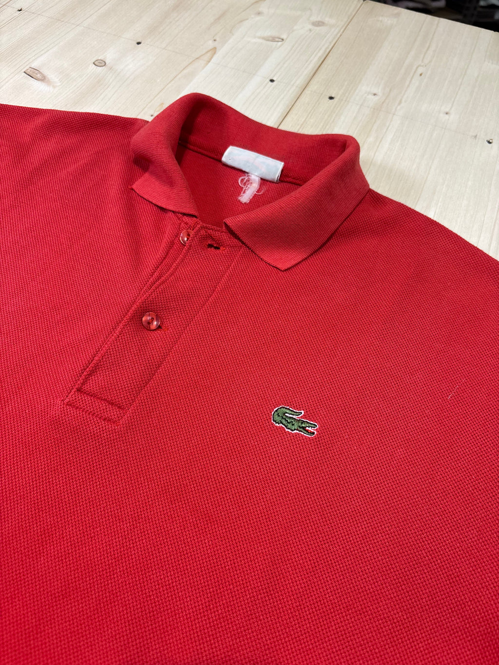 Polo Lacoste Uomo Rossa con Logo Ricamato – Regular Fit