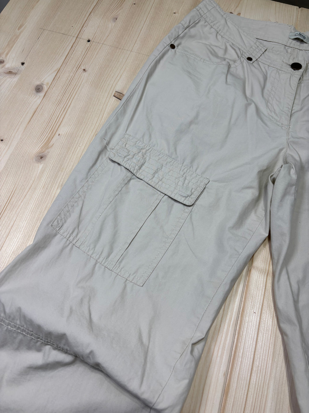Pantalone Cargo Vintage Beige Oltre Donna