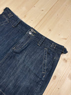 Mini Gonna Gap Vintage in Denim Scuro a Vita Bassa