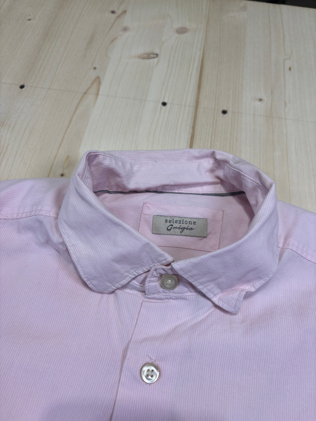 Selezione Grigio Light Pink Button-Up Shirt