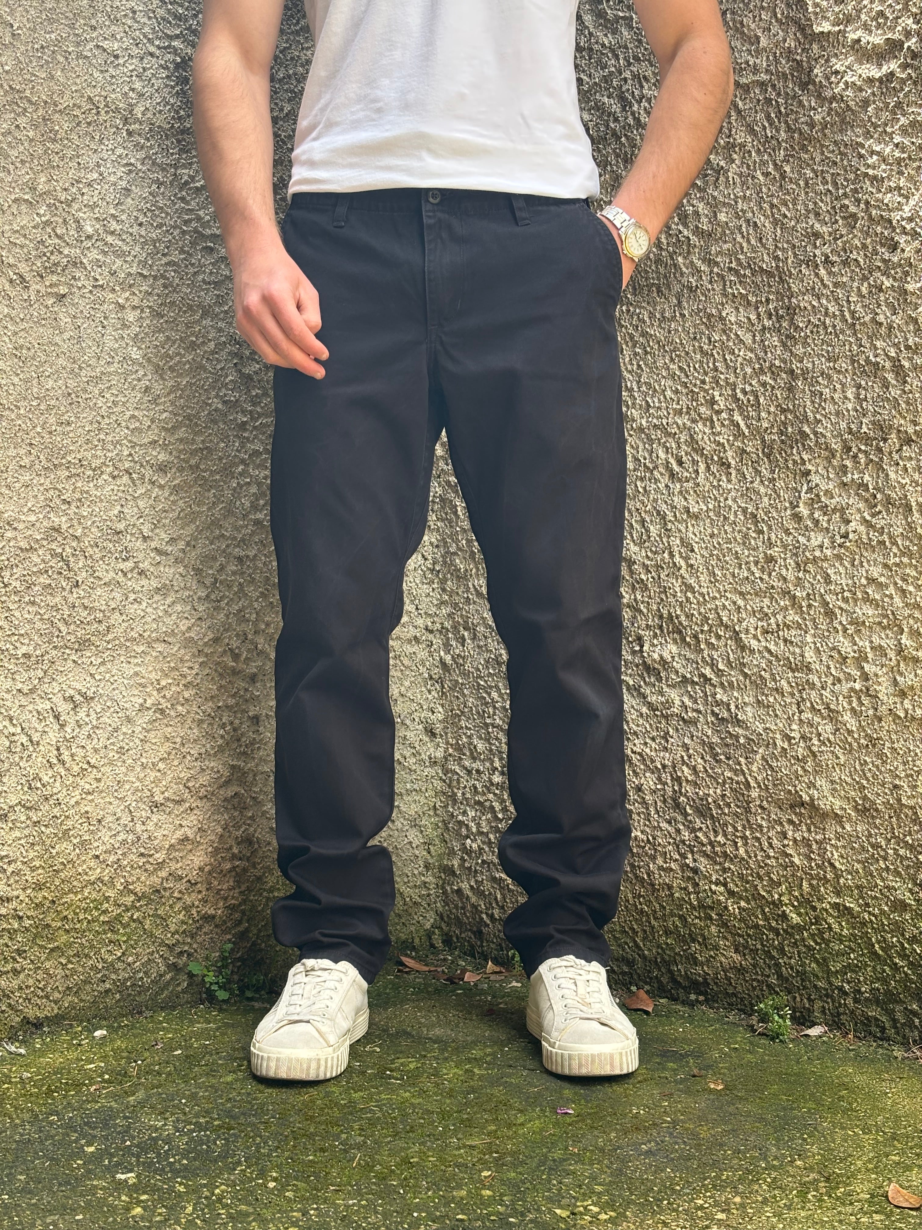 Carhartt Chino Pants Nero – Pantalone Casual Workwear Uomo
