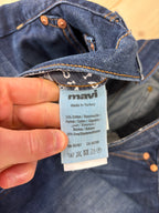 Minigonna Denim Mavi Blu Scuro Donna Y2K Vintage