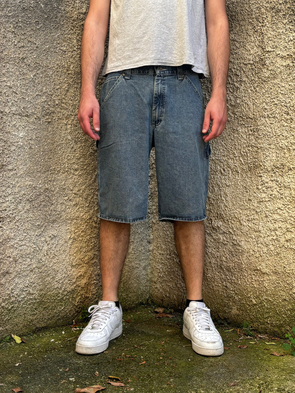 Bermuda Vintage Denim Carpenter Lee Dungarees
