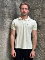 Polo Lacoste Uomo Avorio con Logo Ricamato – Regular Fit