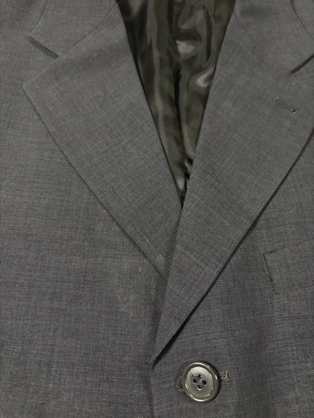 Vintage C.P. Langella Made in Italy Wool Blend Suit Set Grey 2 Piece