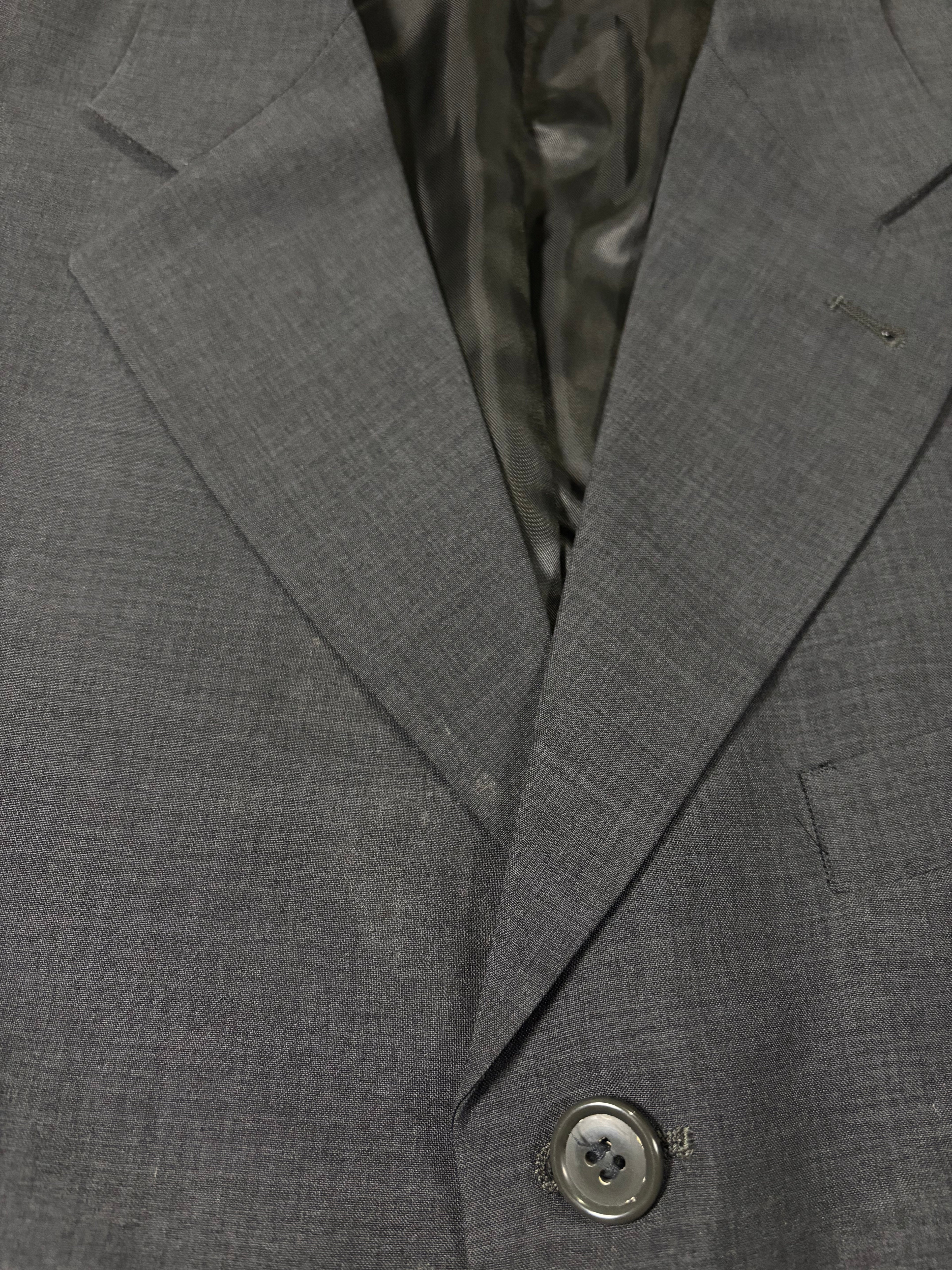 Vintage C.P. Langella Made in Italy Wool Blend Suit Set Grey 2 Piece