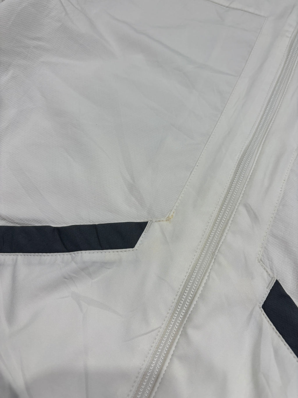 Nike Air White Full Zip Windbreaker Jacket