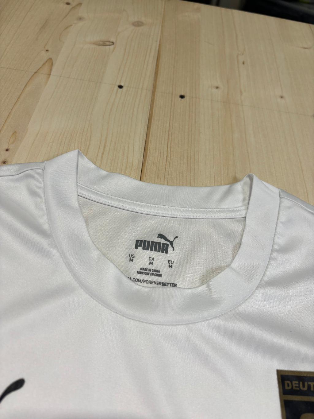Maglia Fan Germania Puma CHECK24 Deutschland Bianca/Nera